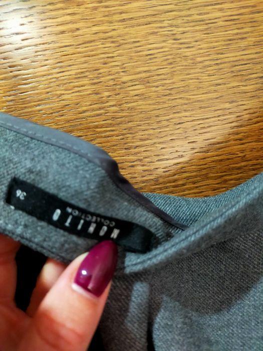 Spódnica mohito r 36 szara