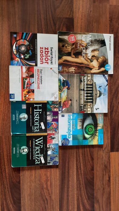 Podręczniki książki do klasy 1, 2 technikum liceum