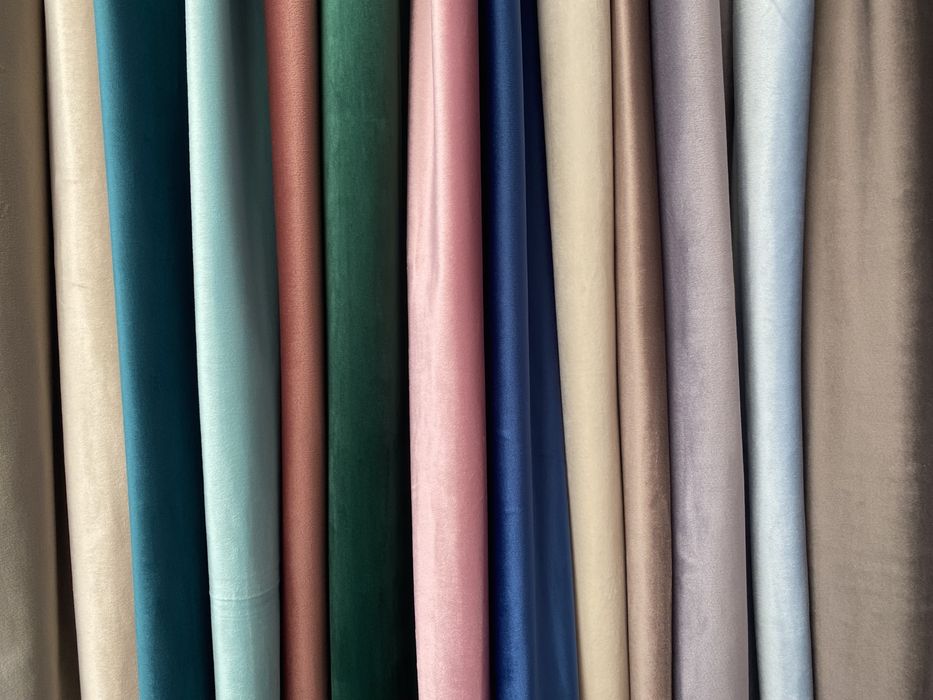 Штори. Продаж та пошив. Мікровелюр, бархат, атласний сатин, оксамит