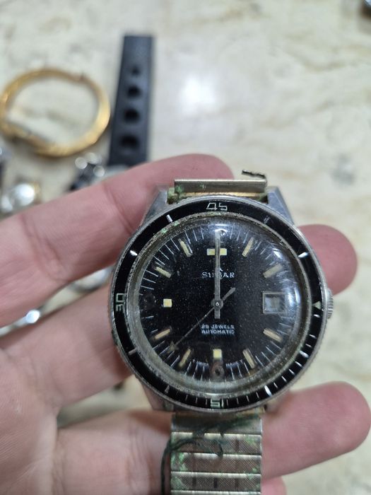 Conjunto 9 relogios peças/restauro: Cauny, Silgar, Olmida, Sultana