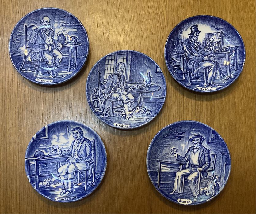 5 pratinhos Wedgwood