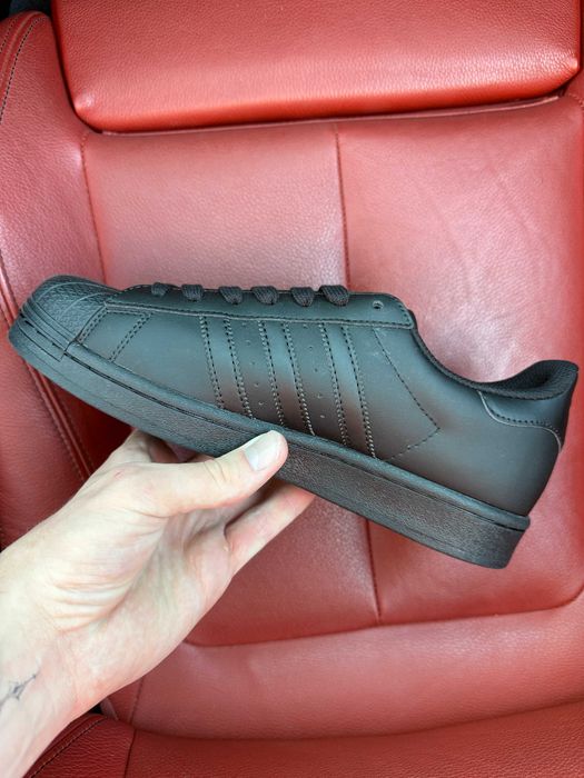 (ОПЛАТА ПІСЛЯ ОГЛЯДУ)Adidas Superstar Classic All Black Адідас Суперстар Класік Чорні