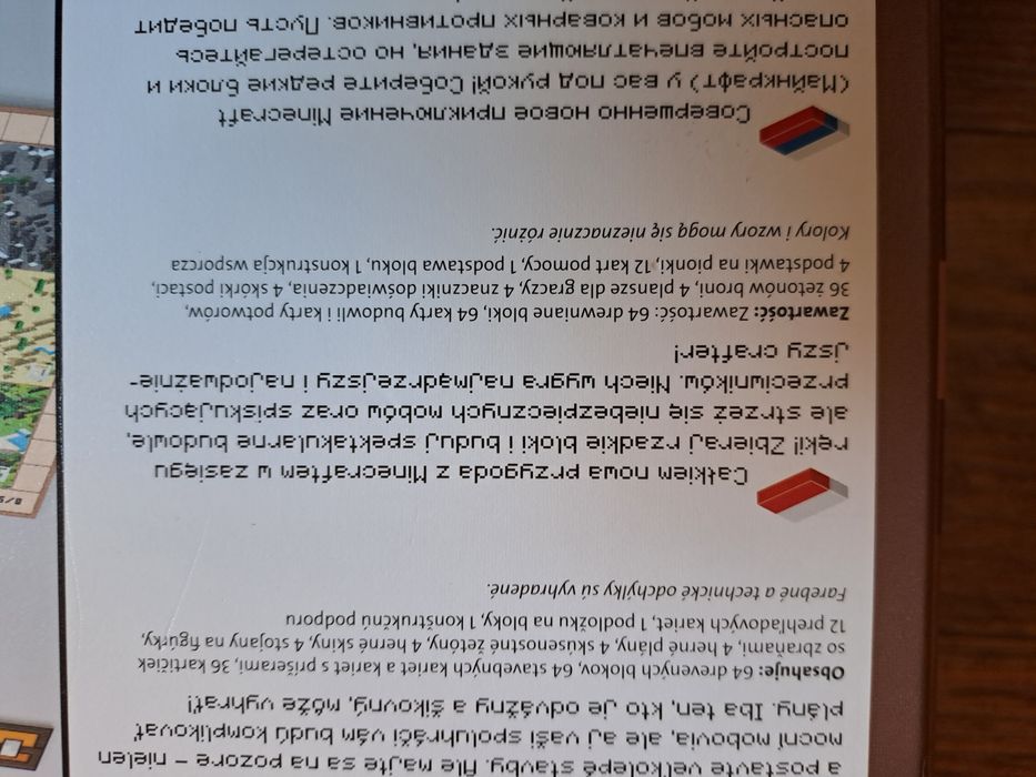 Minecraft planszowka NOWA