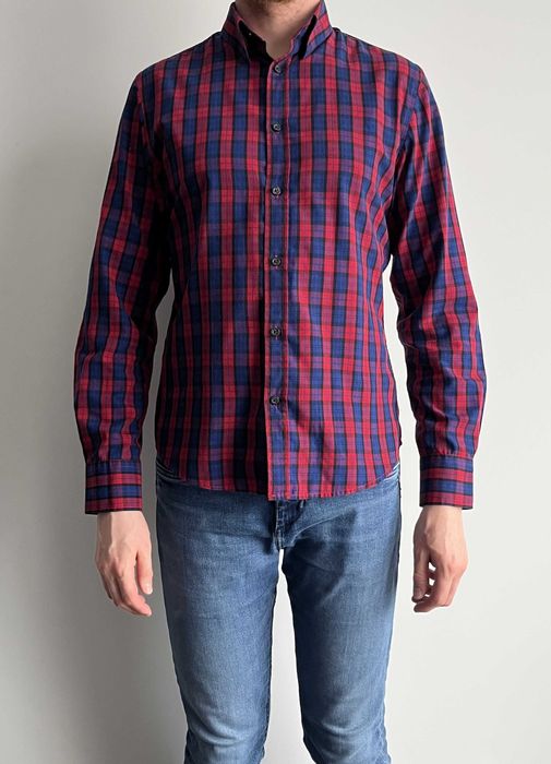 SMOG Koszula Slim Fit w kratę M