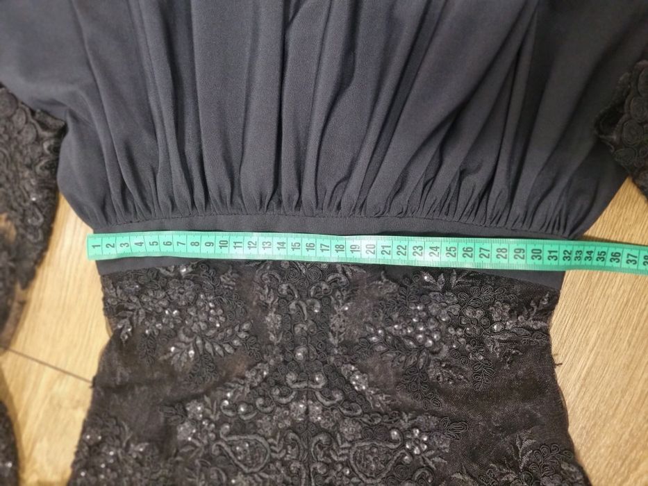 Elegancka granatowa sukienka