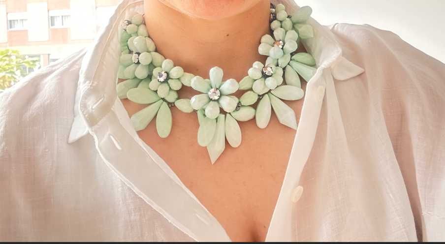 Vendo Colar verde água Lanidor