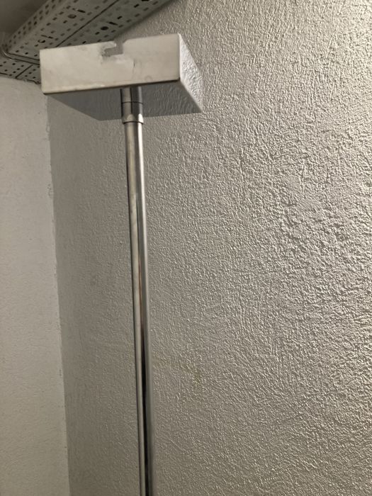 Lampa 3 żarówkowa srebrno-czarna