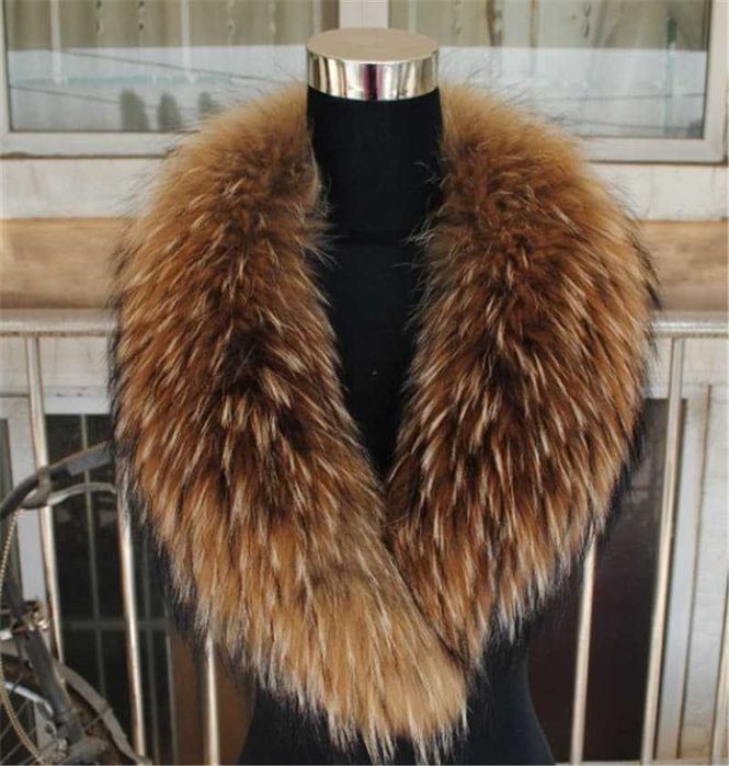 Kołnierz z futra jenota naturalnego 110 cm