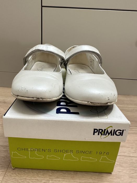 Baleriny Primigi buty Komunia rozm 36 perłowe białe