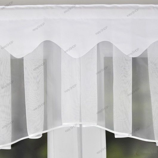 Komplet firan z zazdroskami białe na zakładki