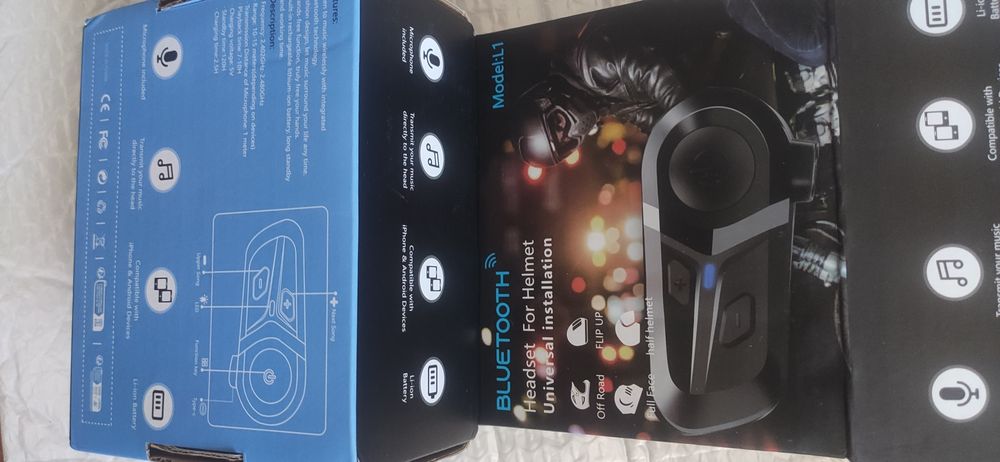 Kit bluetooth para capacete