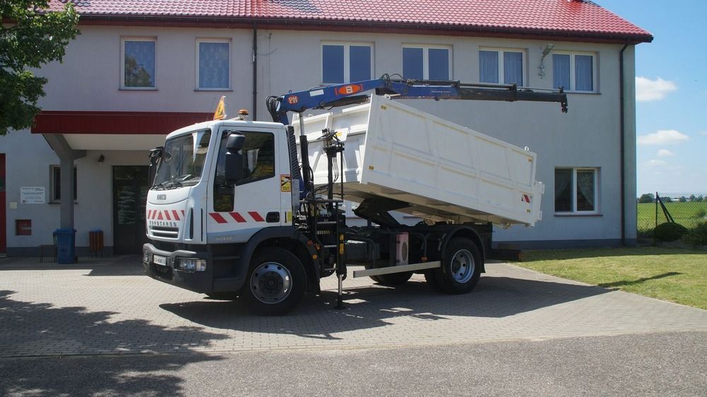 Iveco Euro Cargo 140E22K 6-cyl * DMC14T * Hds PM 8 4.2T * Przebieg 145oooKm * Mocny Kipper * Blokada Mostu * Wywrotka * Wywrot ***IMPORT***  6-cyl * DMC14T * Hds PM8 4.2T * Mocny Kipper * Blokada wywrotka Wywrot