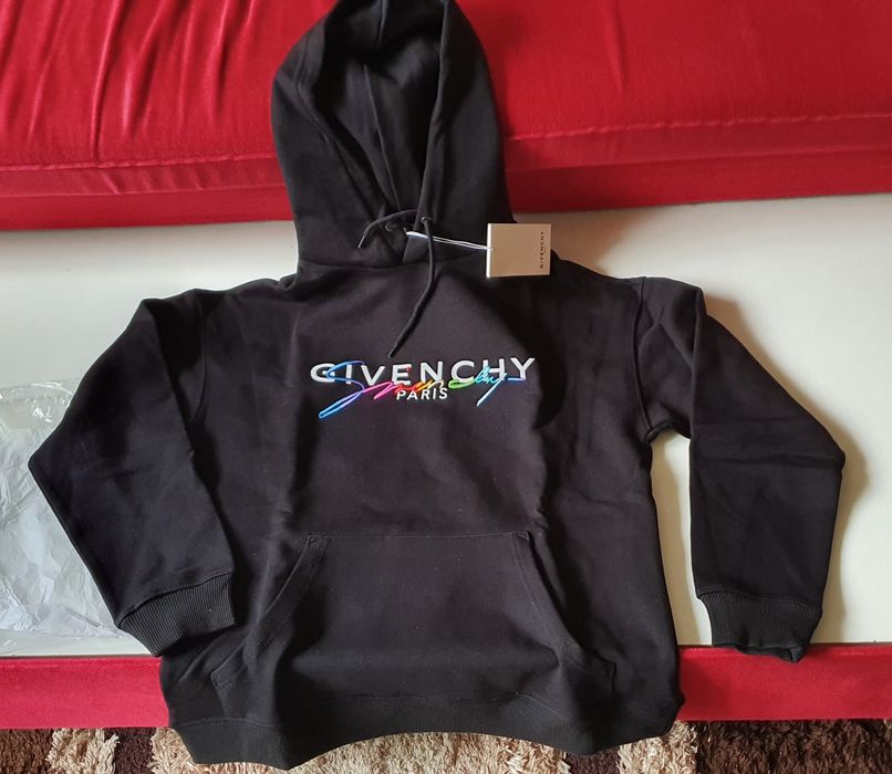 Givenchy Bluza kangurka czarna rozm.M