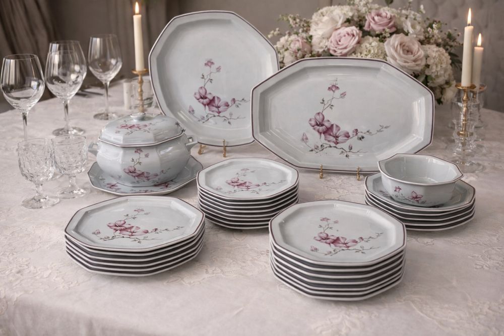 Limoges, Лімож, столовий сервіз, кавовий сервіз, порцеляновий сервіз