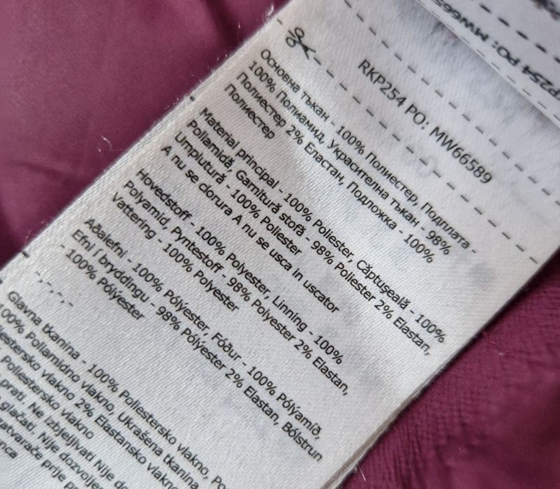 Kurtka przejściowa dziewczęca fioletowa z kapturem 128 Regatta