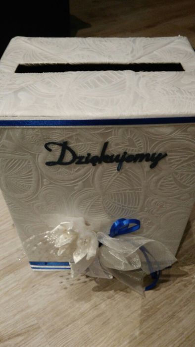 Pudełko ozdobne ślubne na koperty