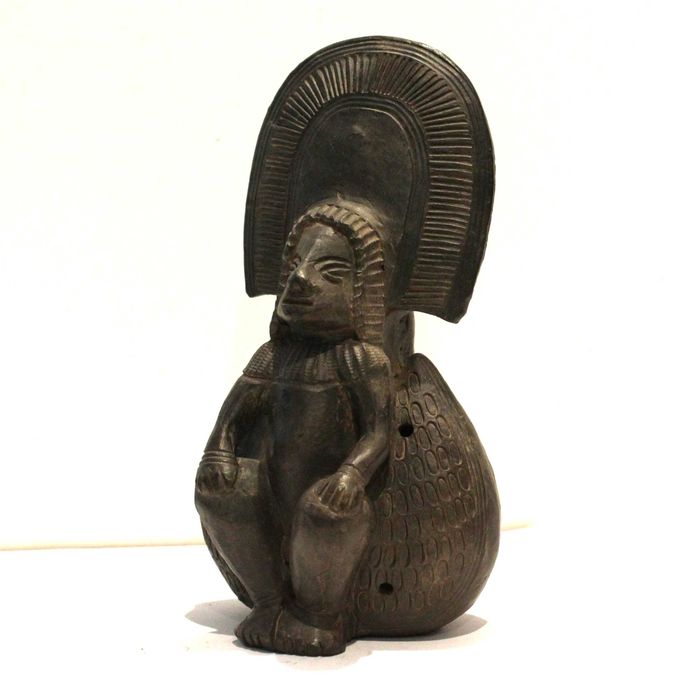 Escultura Terracota - Ocarina (Flauta) - Pré-colombiano – 1967
