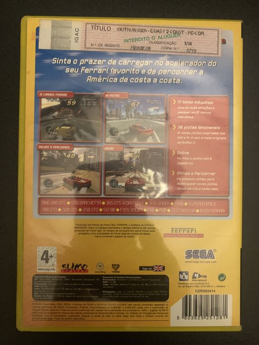 Jogo PC - OutRun2006 coast2coast