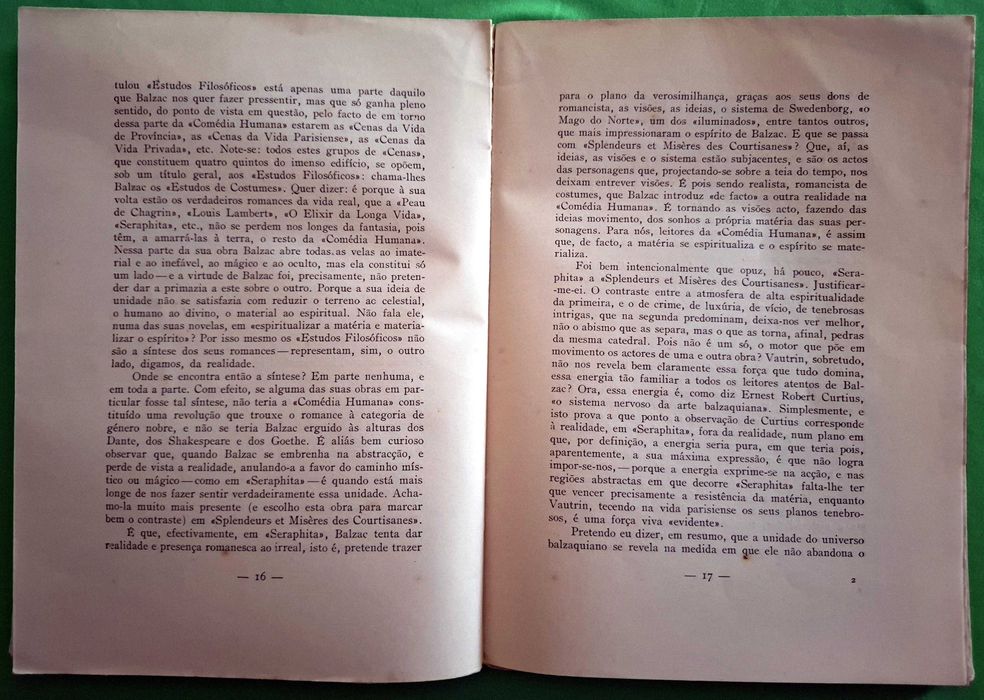 Homenagem a Balzac – livro por abrir