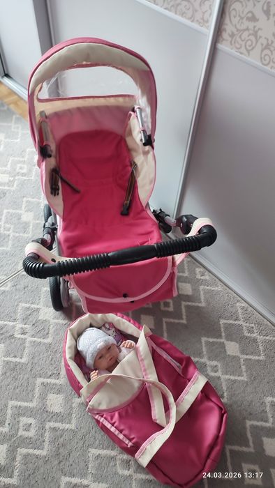 Wózek 2w1 dla lalek