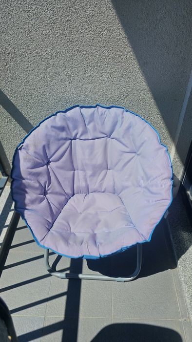 Cadeirão Acolchoado Azul Miami KASA