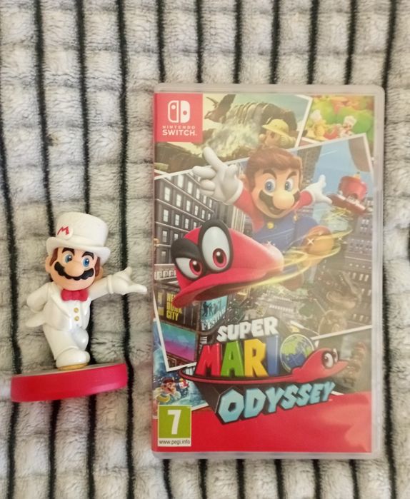 Super Mario Odyssey , Nintendo switch, гра та amibo