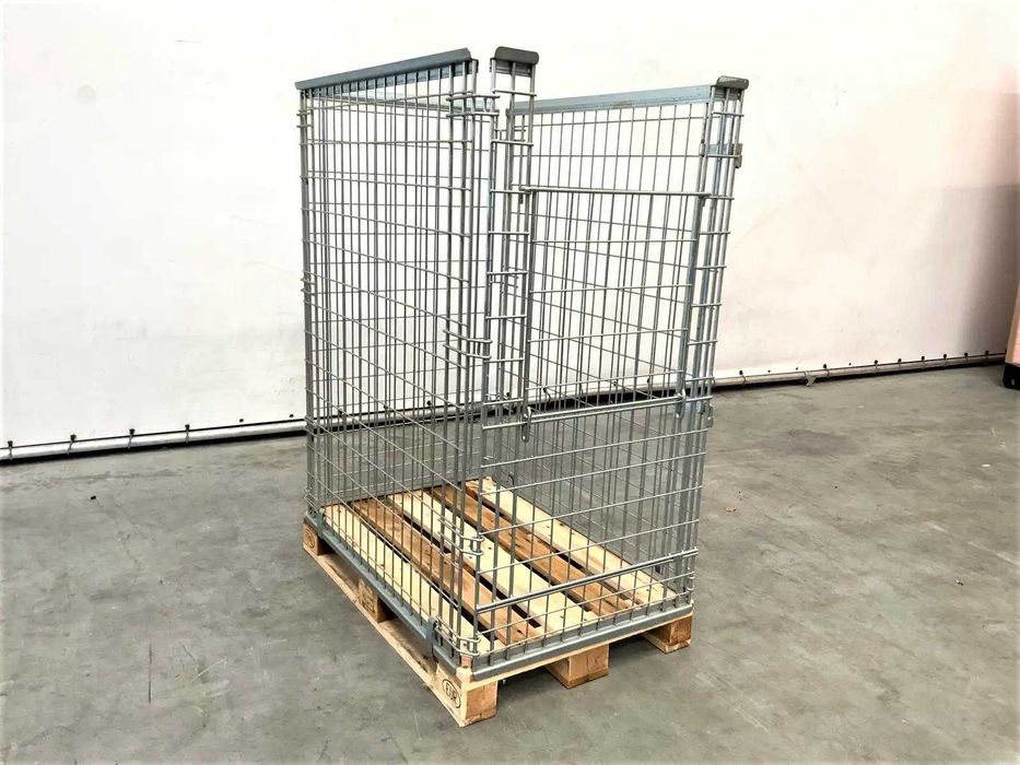 Kosz Siatkowy Nadstawka Gitterbox Regał Magazyn Transport Paleta Euro 120x80x150cm