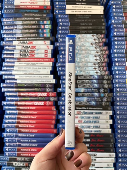 Гра Singstar Celebrattion на ps4, диск з грою на пс 4, ліцензія