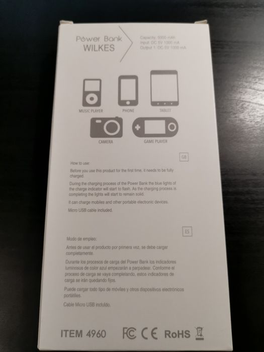 Power Bank 5000mAh - NOVAS