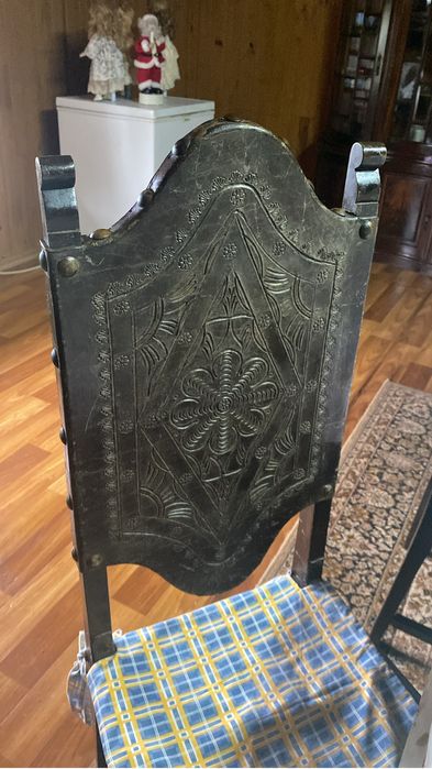 Conjunto de móveis vintage para a sala.