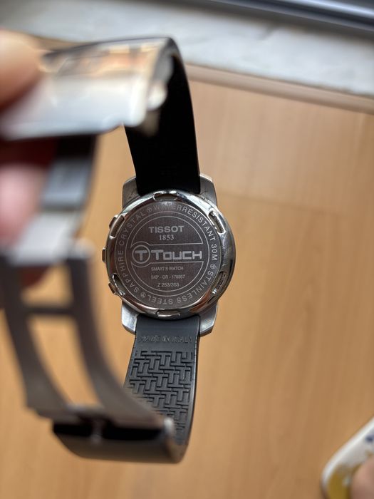 Relógio Tissot T-Touch – Funções Meteo e Altimeter Inativas