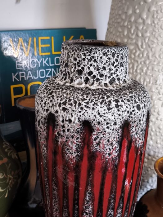 Wazon Scheurich Lora destrukt piękna stara ceramika 31 cm