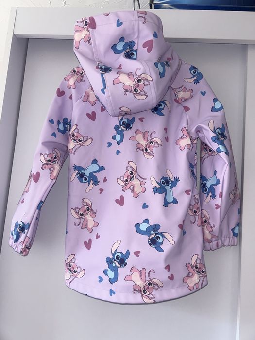 Nieprzemakalna kurtka dziewczęca Stitch