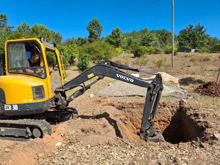 Mini giratória e basculante