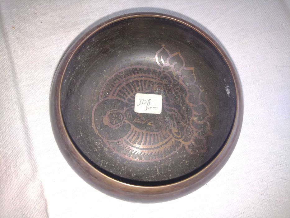 Taça tibetana em cobre 508g