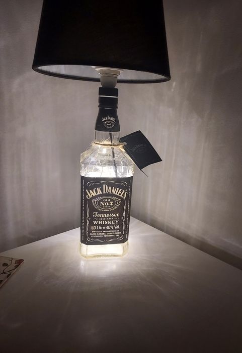 Lampa handmade z butelek