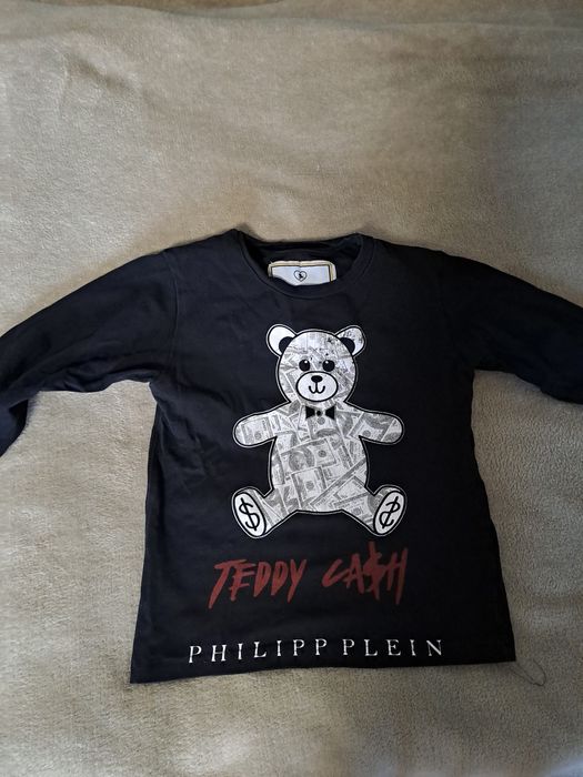 футболка з довгими рукавами Philipp Plein Paisley Teddy Bear.