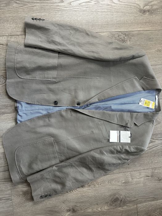 Новый льняной пиджак блейзер M&S  р. L-XL