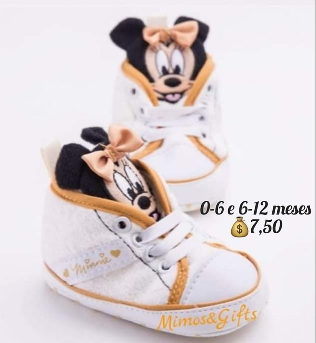 Sapatilha minnie bebé