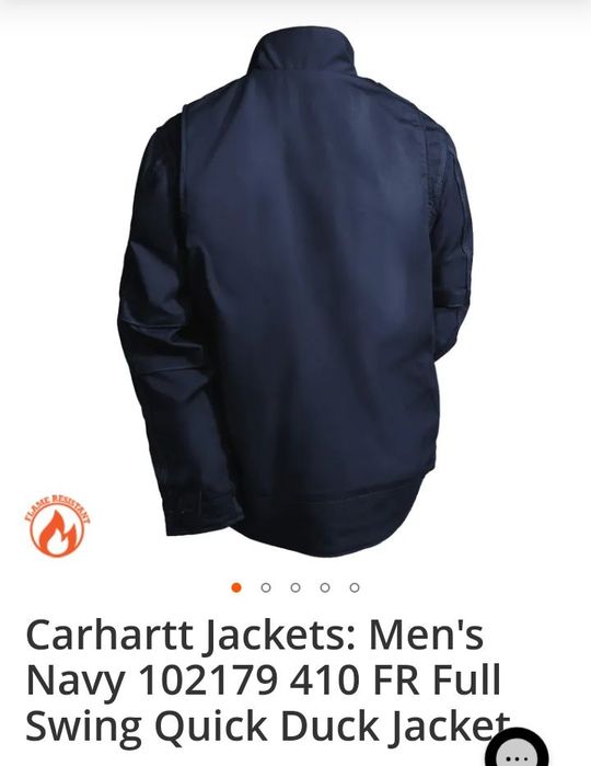 Вогнестійка водовідштовхувальна  куртка carhartt