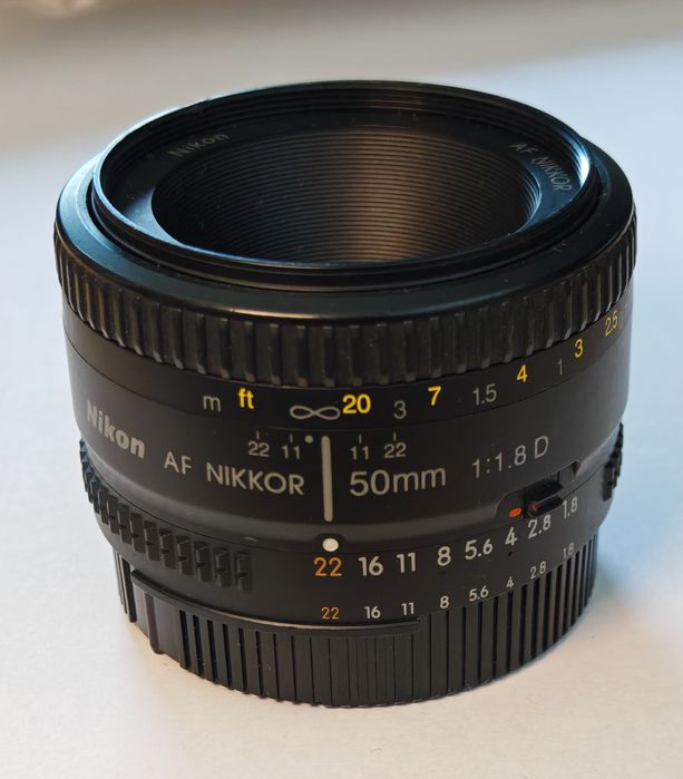 Obiektyw Nikon AF Nikkor 50mm f/1.8D | Stan Bardzo Dobry