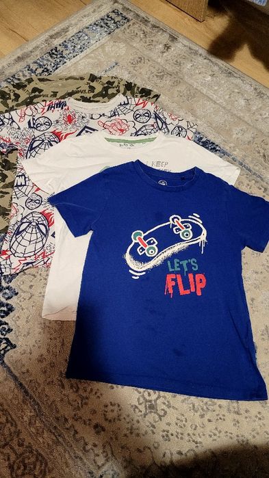 T shirty chłopiec 7 8lat
