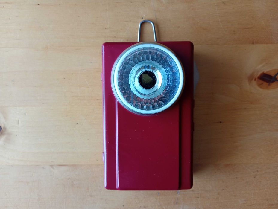 Ręczna latarka elektryczna, Domgos PRL vintage