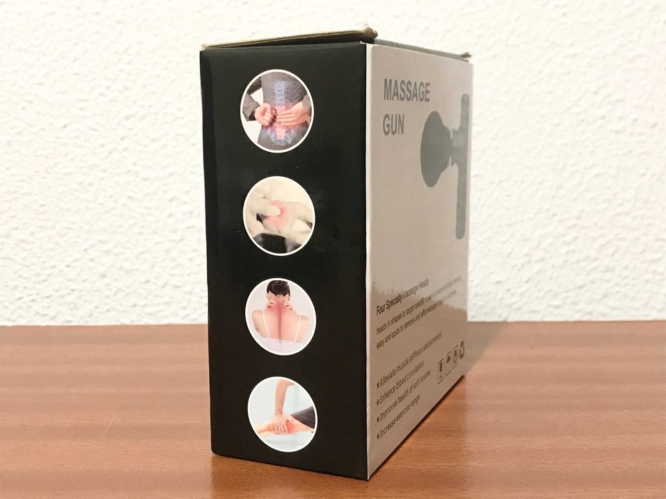 Novo Poderosa Pistola de Massagem Recarregável RM-806