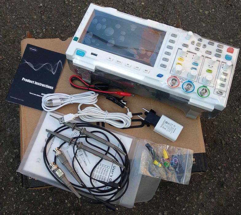 Цифровой двухканальный осциллограф 100 МГц_2 . Автодиагностика.