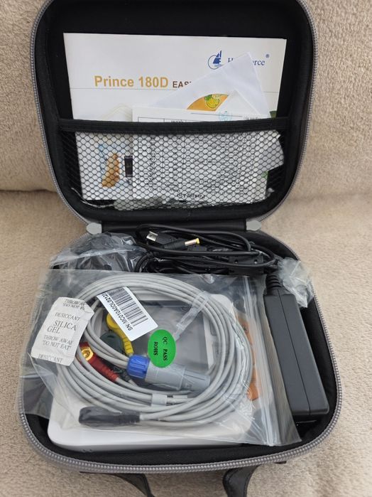 Heal Force Prince 180D Easy ECG Monitor – EKG, komplet, stan jak nowy