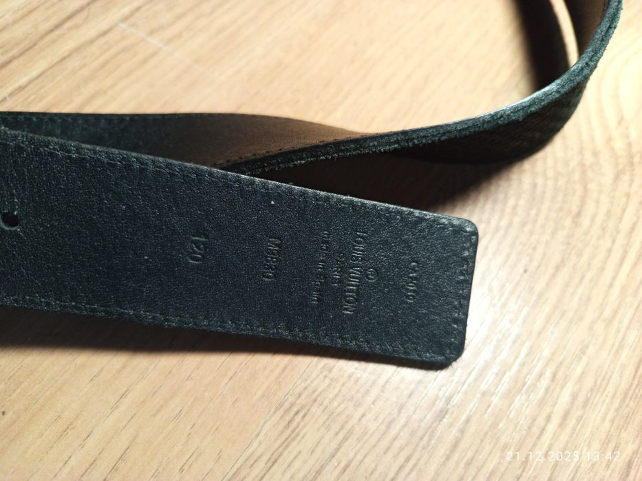 Louis Vuitton Perfect skórzane pasek męskie