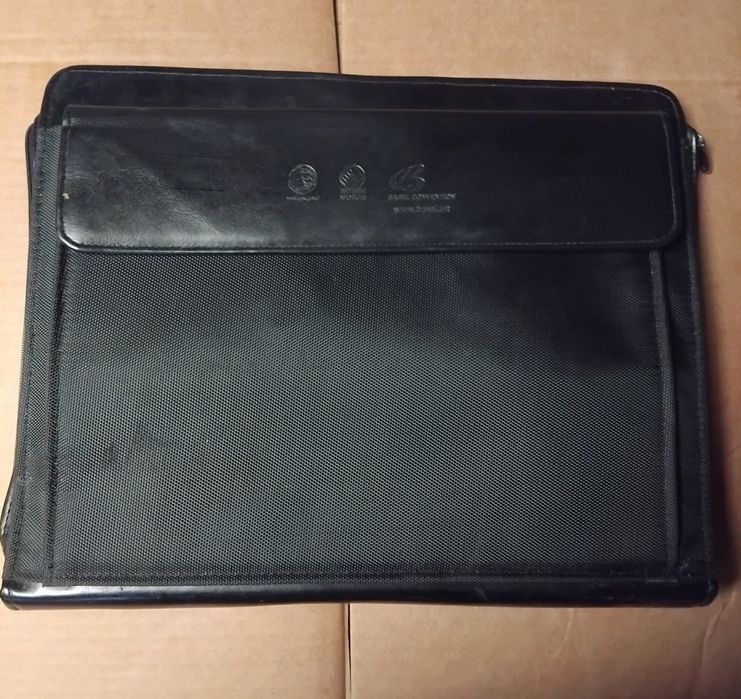 Skórzana luksusowa aktówka teczka biznesowa