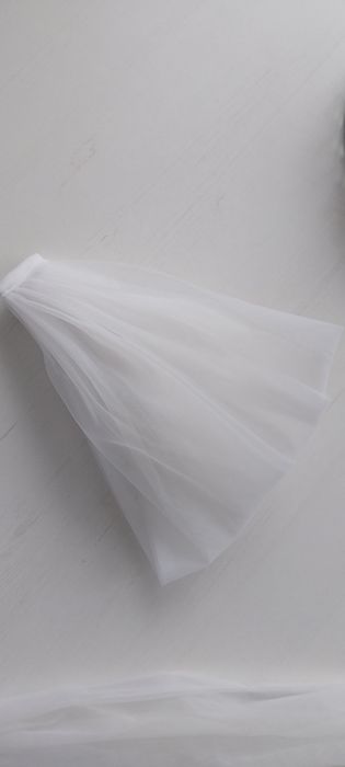 Rękawki tiulowe do sukni ślubnej L/XL