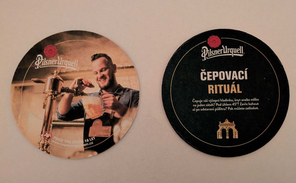 Beer Glass Coaster - PILSNER URQUELL